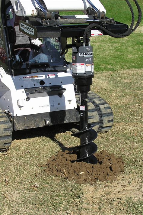 auger bit skid steer|skid steer auger bit extension.